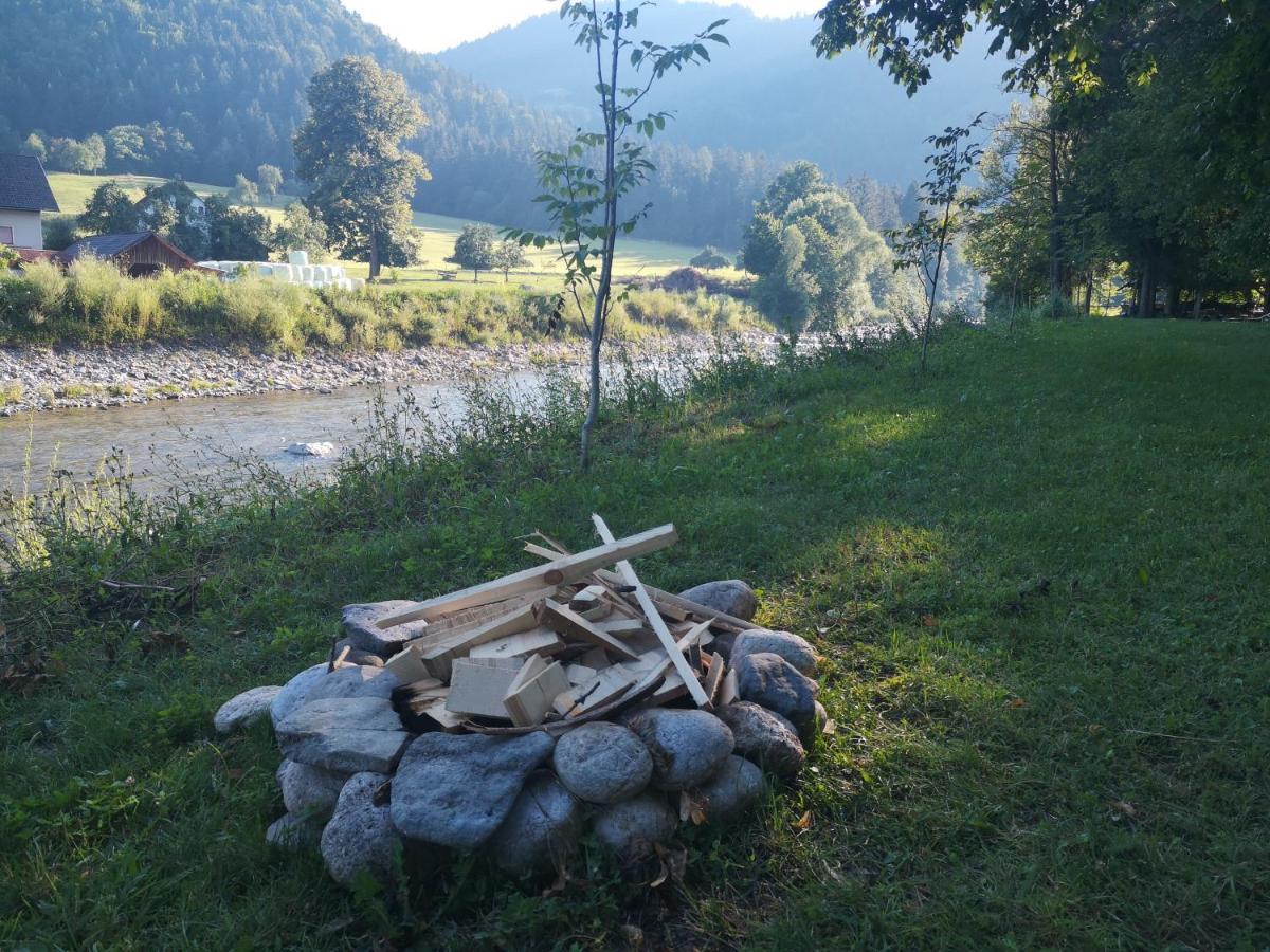 Kamp Na Otoku - Ljubno Ob Savinji Hotell Exteriör bild