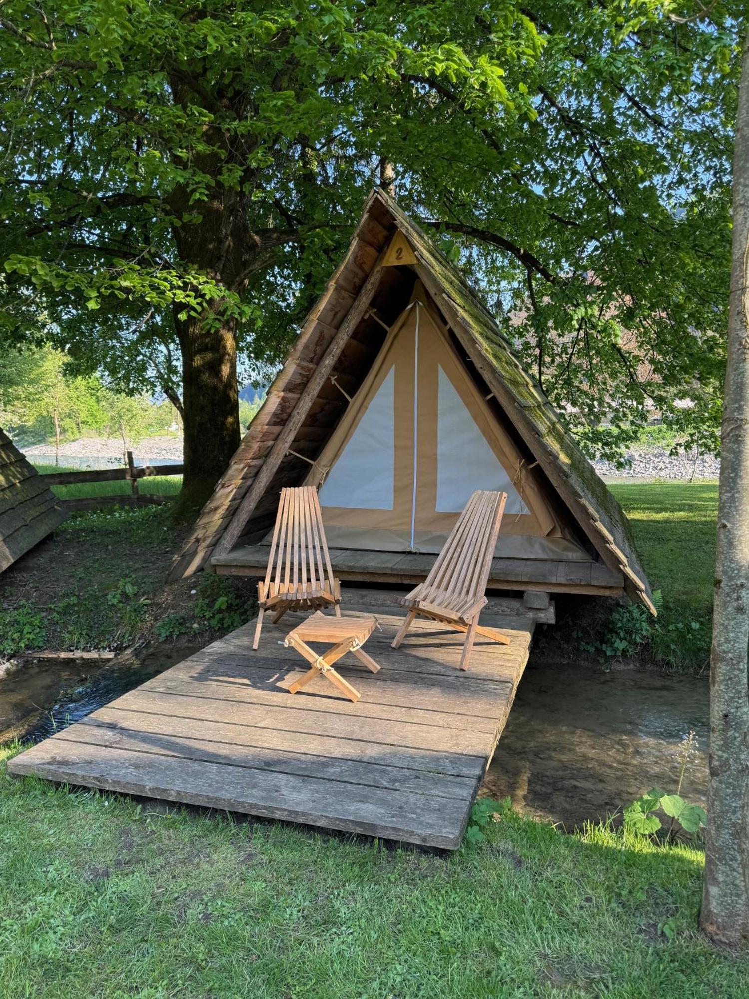 Kamp Na Otoku - Ljubno Ob Savinji Hotell Exteriör bild